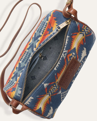 PENDLETON Nehalem Cotton Barrel Bag - Navy Multi - The Salty BabeBags