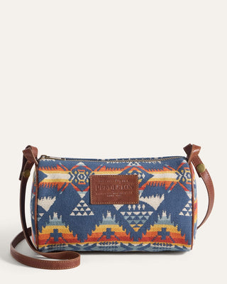 PENDLETON Nehalem Cotton Barrel Bag - Navy Multi - The Salty BabeBags