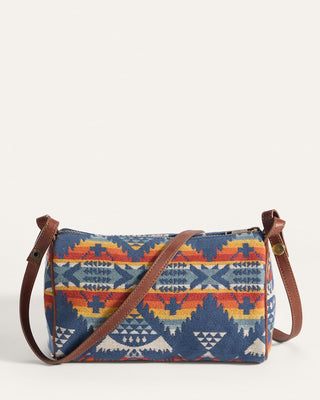 PENDLETON Nehalem Cotton Barrel Bag - Navy Multi - The Salty BabeBags