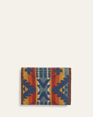 PENDLETON Nehalem Cotton Trifold Wallet - Navy Multi - The Salty BabeWallet