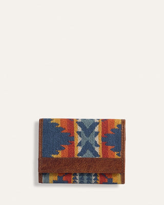 PENDLETON Nehalem Cotton Trifold Wallet - Navy Multi - The Salty BabeWallet