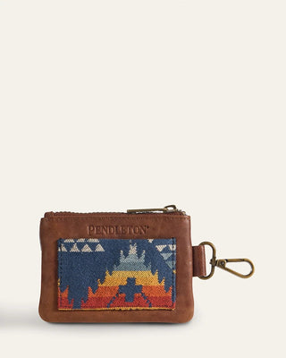 PENDLETON Nehalem Cotton Zip Card Case - Navy Multi - The Salty BabeWallet