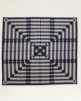 PENDLETON Organic Cotton Matelasse Coverlet - Midnight Nova - The Salty Babehomegoods