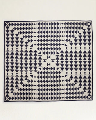 PENDLETON Organic Cotton Matelasse Coverlet - Midnight Nova - The Salty Babehomegoods