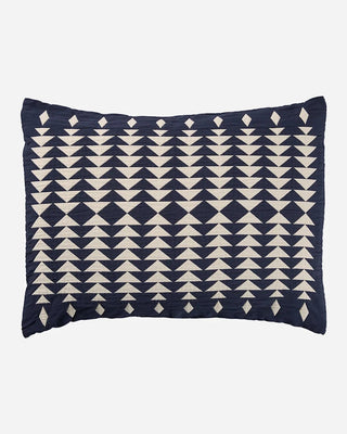PENDLETON Organic Cotton Matelasse Sham - Midnight Nova - The Salty Babehomegoods