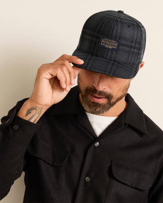 PENDLETON Plaid Flat Brim Hat - The Salty Babemens