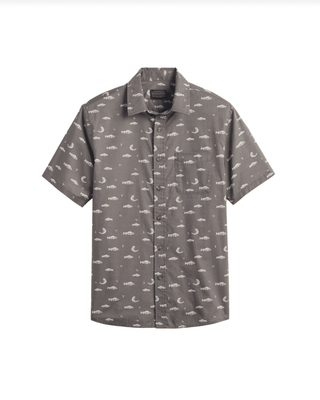 PENDLETON Shoreline Shirt - Grey Fish - The Salty Babemens