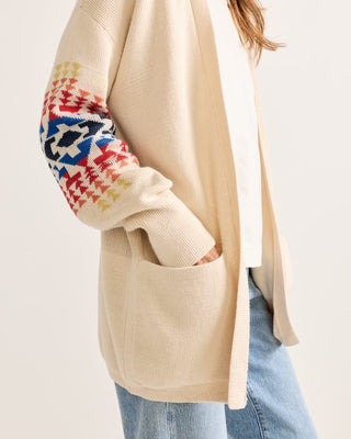PENDLETON Sierra Spring Cotton Cardigan - Natural Chief Joseph - The Salty BabeCardigan
