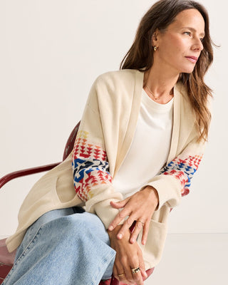 PENDLETON Sierra Spring Cotton Cardigan - Natural Chief Joseph - The Salty BabeCardigan