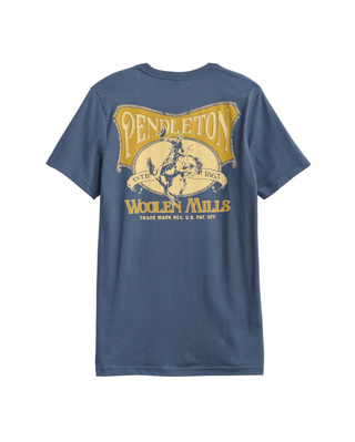 PENDLETON Stockmen Stamp Graphic Tee in Vintage Navy/Multi