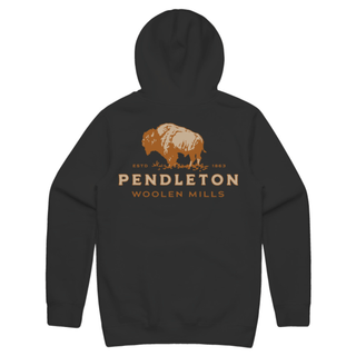 PENDLETON Vintage Bison Graphic Hoodie - Vintage Black/Tan - The Salty Babemens