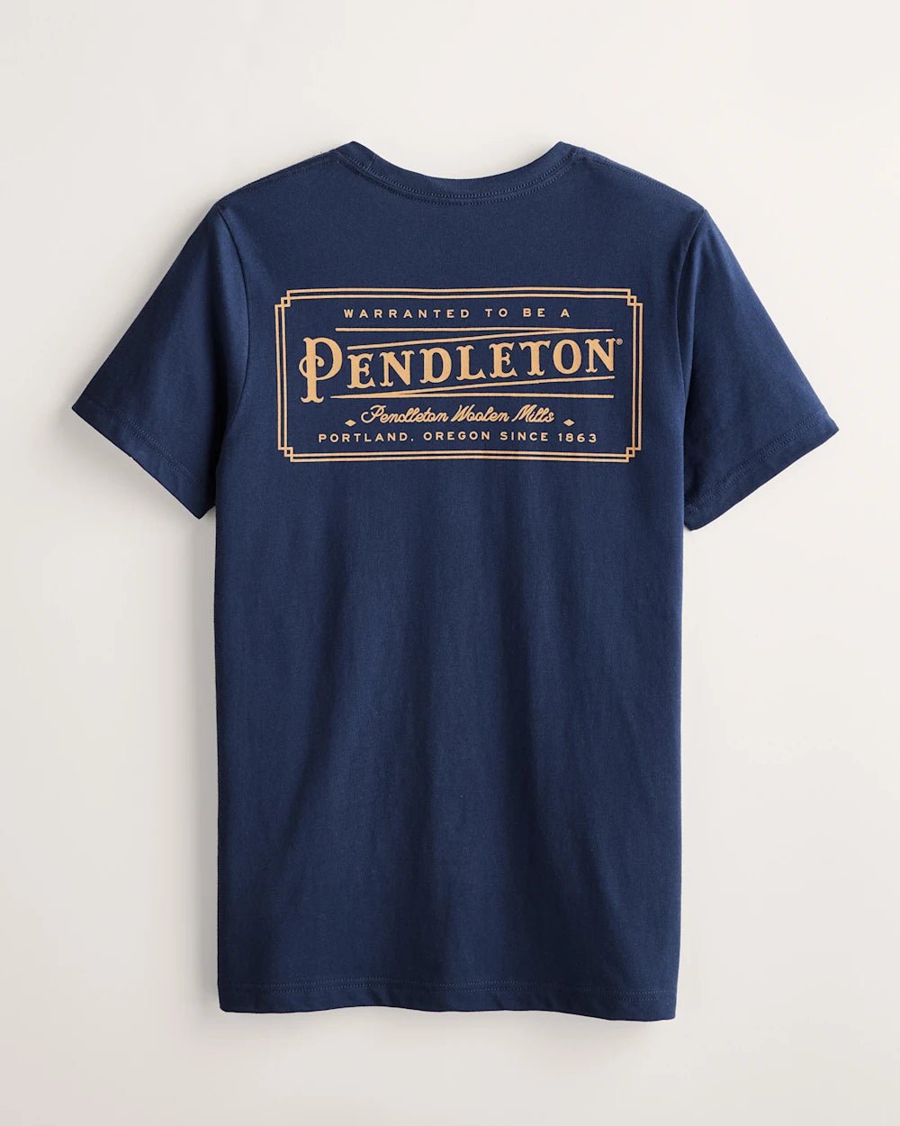 PENDLETON Vintage Logo Graphic Tee - Navy/Gold - The Salty Babemens