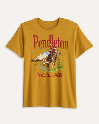 PENDLETON Women's Western Tee - Old Gold - The Salty BabeTee Shirts