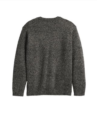PENDLETON Wool Crew Sweater - Black/Wheat Heather - The Salty Babemens
