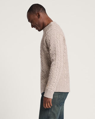 PENDLETON Wool Fisherman Sweater - Wheat Mix - The Salty Babemens