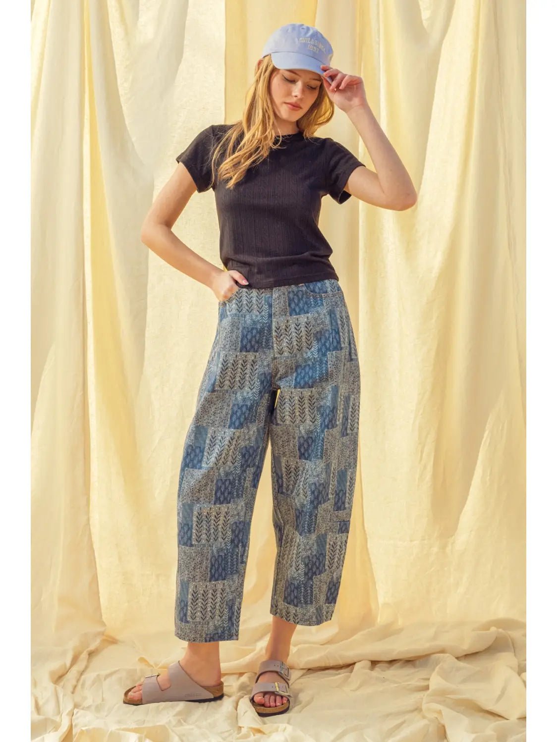 Pieced Out Barrel Pants - The Salty BabePants
