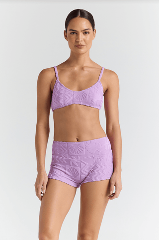 POOLSIDE PARADISO Mai Tai Scoop Bralette Bikini Top - Lilac - The Salty BabeSwim Tops
