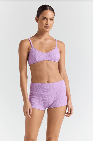 POOLSIDE PARADISO Mai Tai Scoop Bralette Bikini Top - Lilac - The Salty BabeSwim Tops