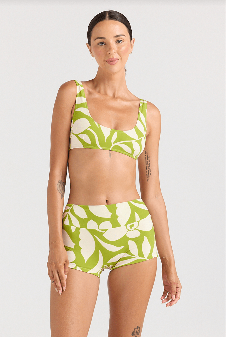 POOLSIDE PARADISO Mare Shorty Bikini Bottom - Margarita - The Salty BabeSwim Bottoms