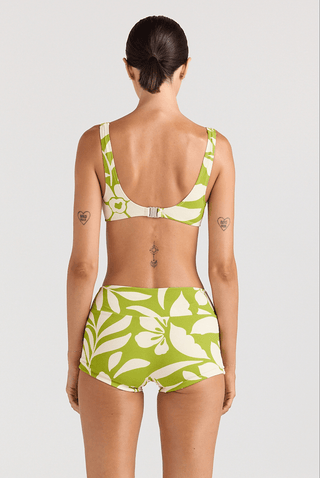 POOLSIDE PARADISO Mare Shorty Bikini Bottom - Margarita - The Salty BabeSwim Bottoms