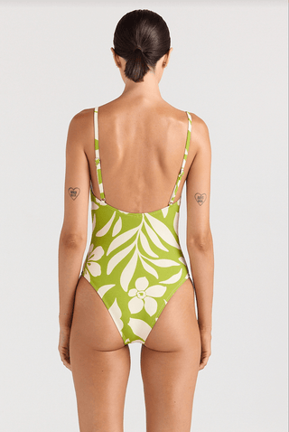 POOLSIDE PARADISO Mare Singlet One - Piece Swimsuit - Margarita - The Salty BabeOne Piece Swimsuits