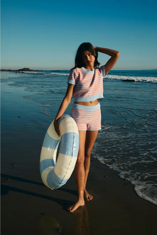 Pop of Coast Knit Crop Top - The Salty BabeTop