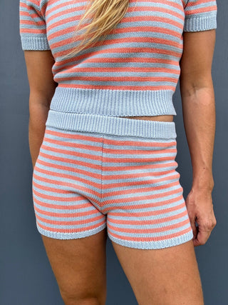 Pop of Coast Knit Shorts - The Salty BabeShorts