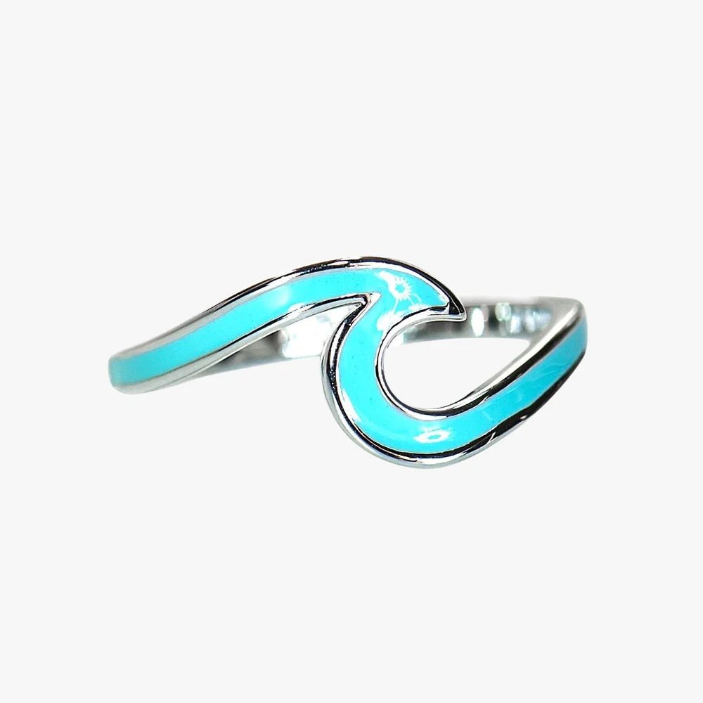 Pura Vida Enameled Wave Ring - The Salty BabeJewelry