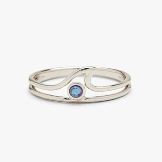PURA VIDA Opal Wave Ring - The Salty BabeRings