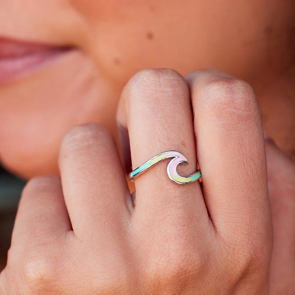 Pura Vida Tie Dye Wave Ring - The Salty BabeJewelry