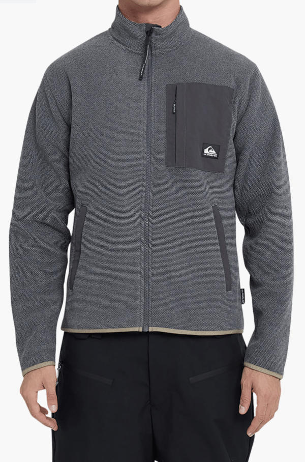 QUIKSILVER Aker Front Zip Jacket - Quarry - The Salty BabeJackets