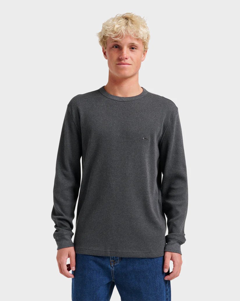 QUIKSILVER Nelson Long Sleeve Thermal - Black - The Salty BabeLong Sleeve Shirt