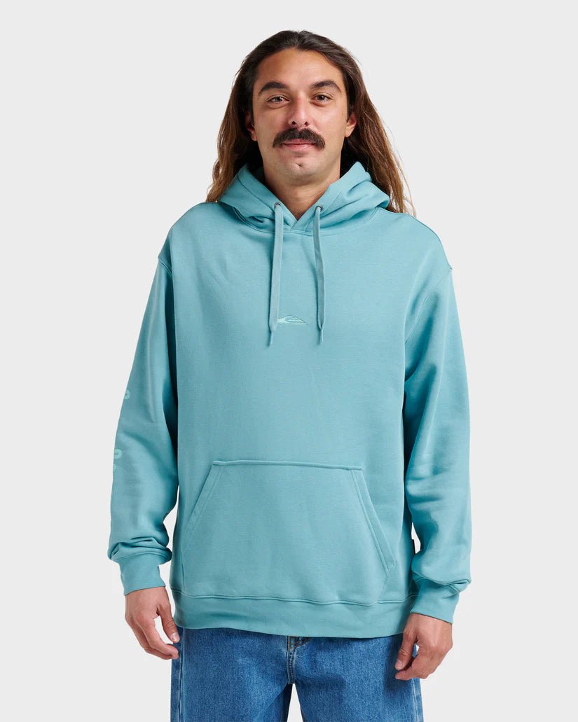 QUIKSILVER Passage Logo Hoodie - Dusty Turquoise - The Salty BabeHoodies