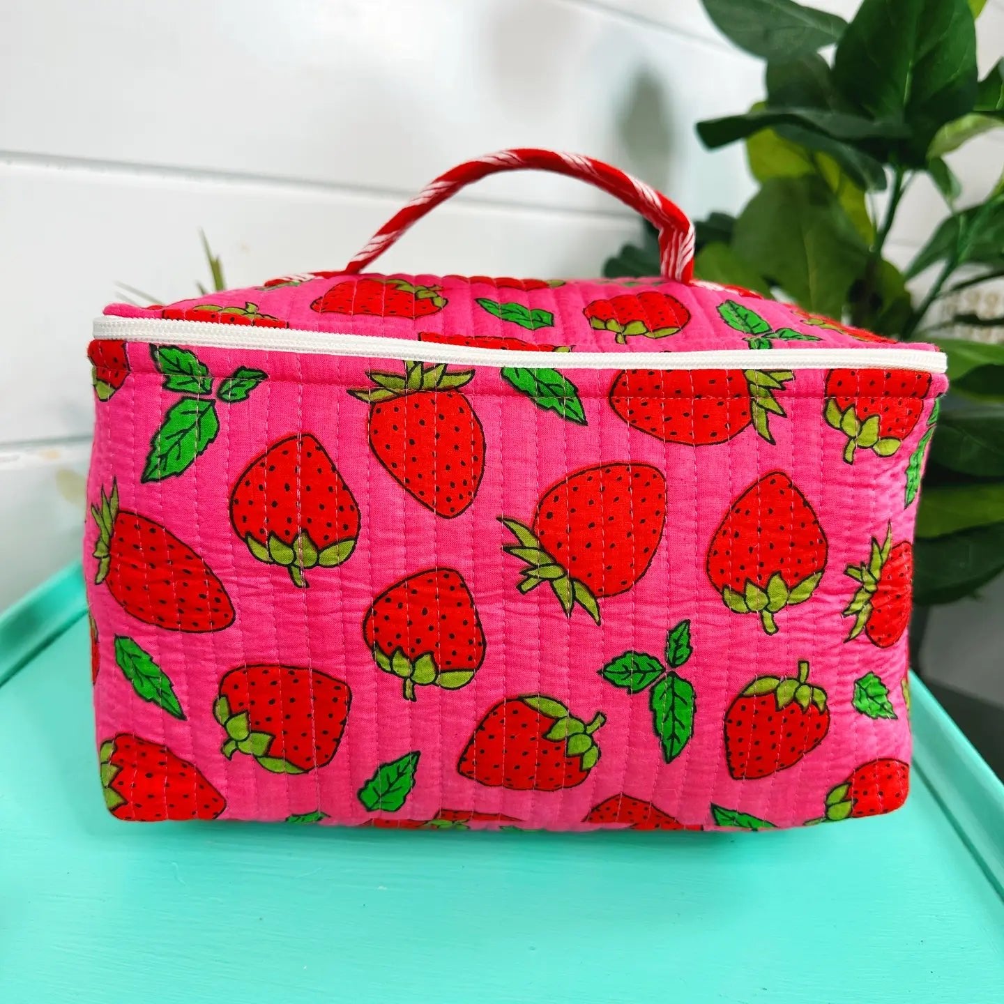 Quilted Cosmetics Bag - The Salty BabeMakeup Bags