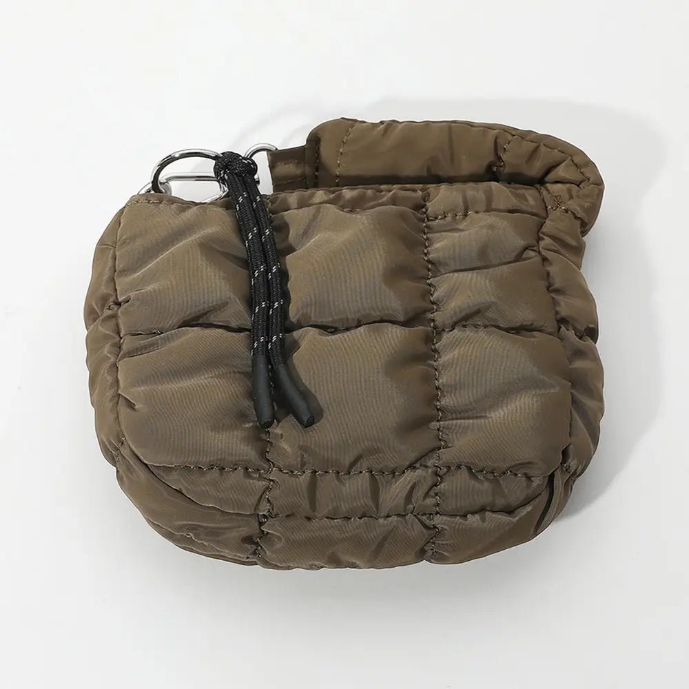 Quilted Puffer Mini Purse Bag Charm - The Salty BabeBag Charms