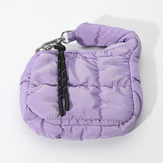 Quilted Puffer Mini Purse Bag Charm - The Salty BabeBag Charms