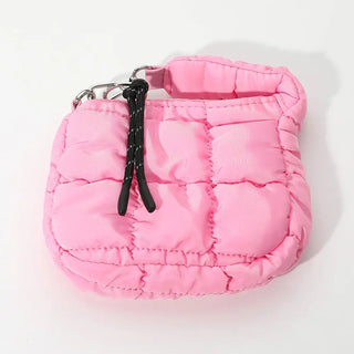 Quilted Puffer Mini Purse Bag Charm - The Salty BabeBag Charms