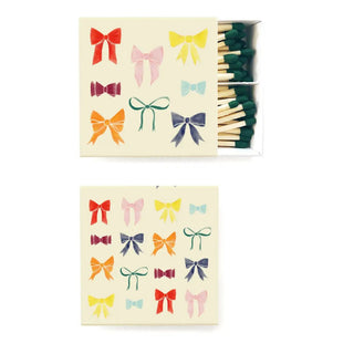 Rainbow Bows Matchbox - The Salty BabeCandle
