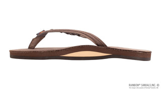 RAINBOW SANDAL Flirty Braidy Narrow Strap Sandal - Expresso - The Salty BabeSandals
