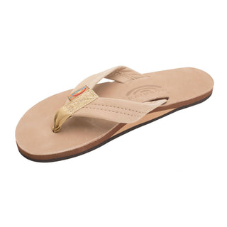 RAINBOW SANDALS Ladies Single Layer Arch Support Premier Leather — Sierra Brown - The Salty BabeSandals