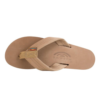 RAINBOW SANDALS Ladies Single Layer Arch Support Premier Leather — Sierra Brown - The Salty BabeSandals