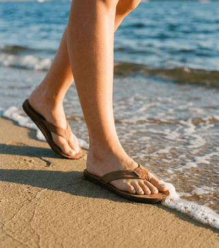 RAINBOW SANDALS Ladies Single Layer Arch Support Premier Leather — Sierra Brown - The Salty BabeSandals