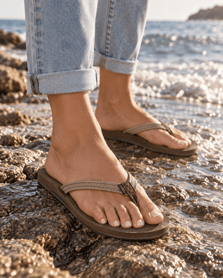 RAINBOW SANDALS Narrow Strap Sandal - Expresso - The Salty BabeSandals