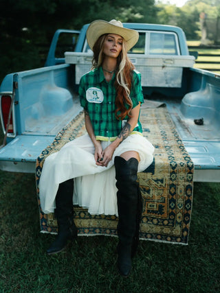 Respectfully, The Dog Plaid Shirt | The Salty Babe