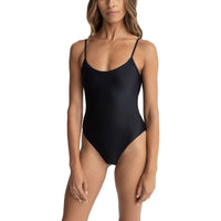 RHTYHM Classic Minimal one piece swimsuit - Black - The Salty BabeOne Piece Swimsuits