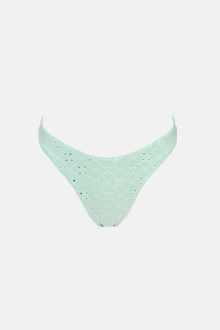 RHYTHM Brighton Eyelet Hi Cut Pant - Mint - The Salty BabeSwim Bottoms