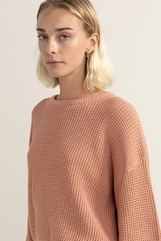 RHYTHM Classic Knit Sweater - Rose - The Salty BabeSweaters