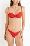 RHYTHM Leilani Low Rise Cheeky Bikini Bottom - Red - The Salty BabeSwim Bottoms