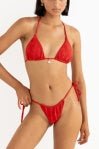 RHYTHM Leilani Slide Tri Bikini Top - Red - The Salty BabeSwim Tops