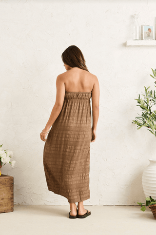RHYTHM Sandy Cove Maxi Dress - Brown - The Salty BabeDresses